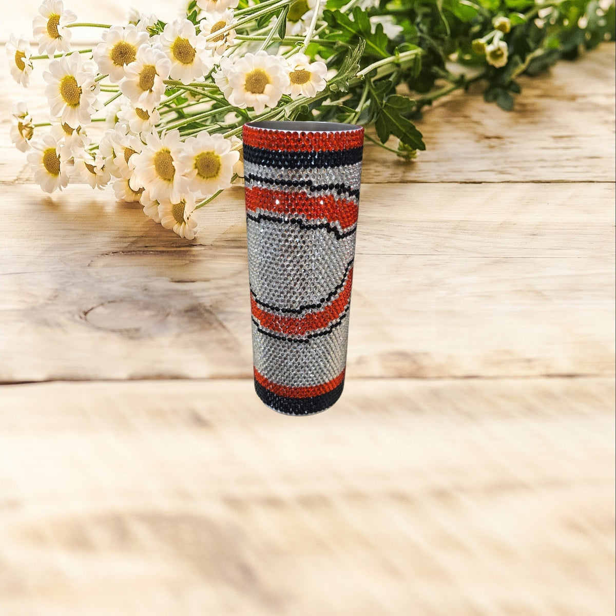 Glass Rinestone Tumbler